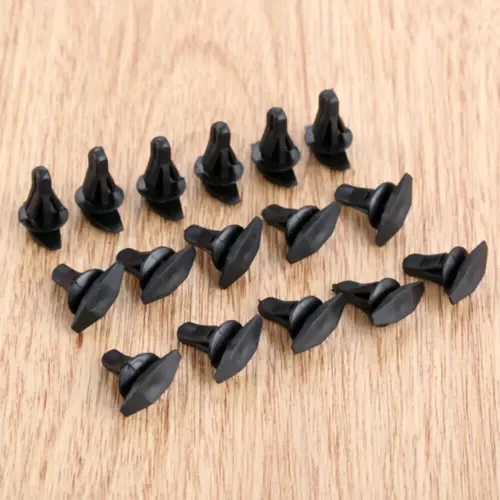 Dronehint 50X Car Parts Door Window Rivet Sealing Strip Plastic Fixed Fastener Clips Black (For: Acura) Parts