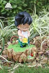 SD Scale Peeing Childhood Son Gohan - Dragon Ball Resin Statue - Emoji Studios [In Stock]