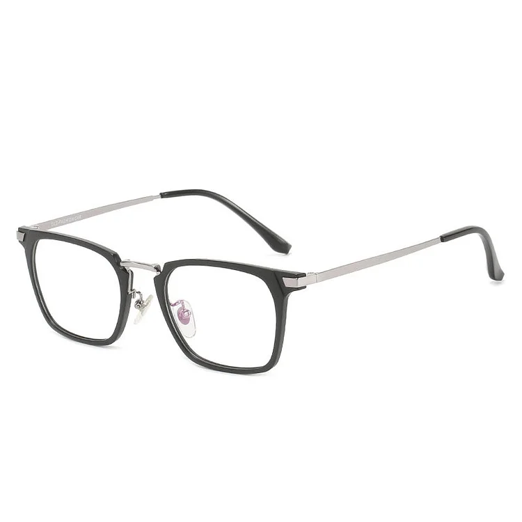 Plastic Glasses Frame For Men and Women Business Style Full Rim Rectangle Optical Spectacles with Spring Hinges