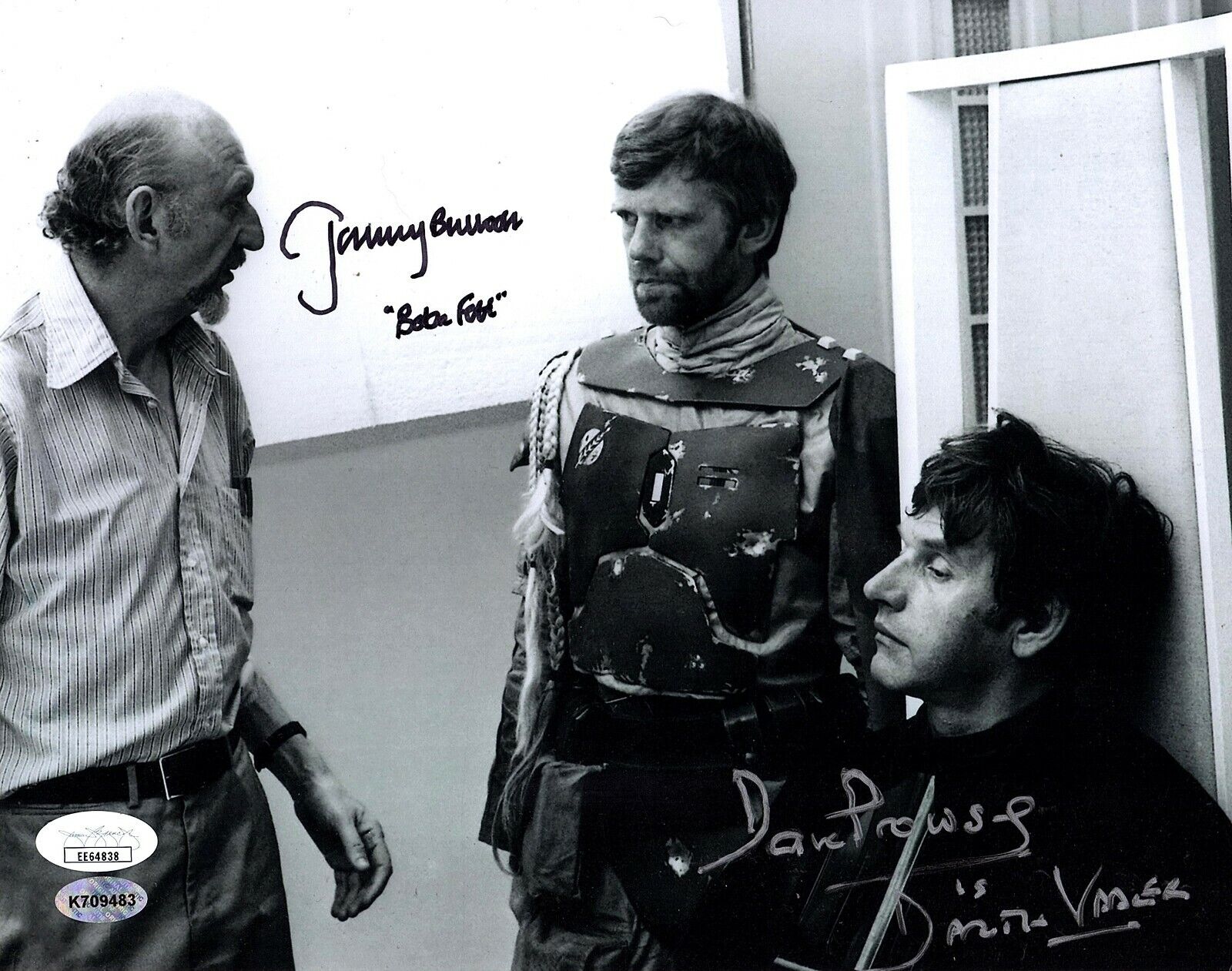 JEREMY BULLOCH & DAVE PROWSE Signed 8x10 Photo Poster painting STAR WARS