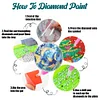 (US Local)6 PCS Acrylic Washable Diamond Painting Coasters Kits with Holder (Sea Animal)