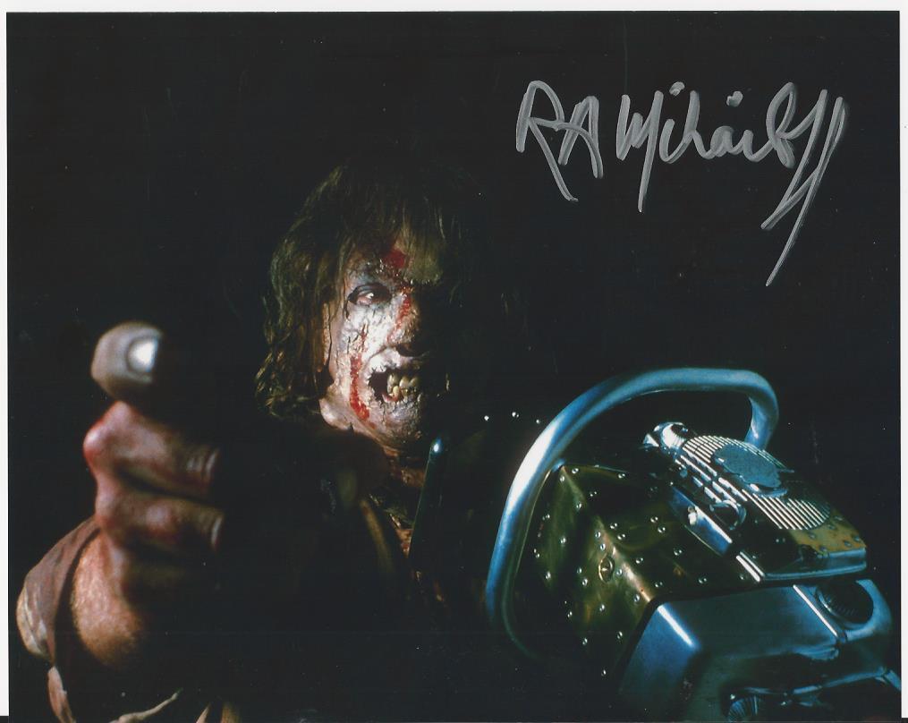 R. A. Mihailoff - Texas Chainsaw Massacre signed Photo Poster painting