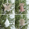 Christmas Tree Hollow Butterfly Hanging Decors