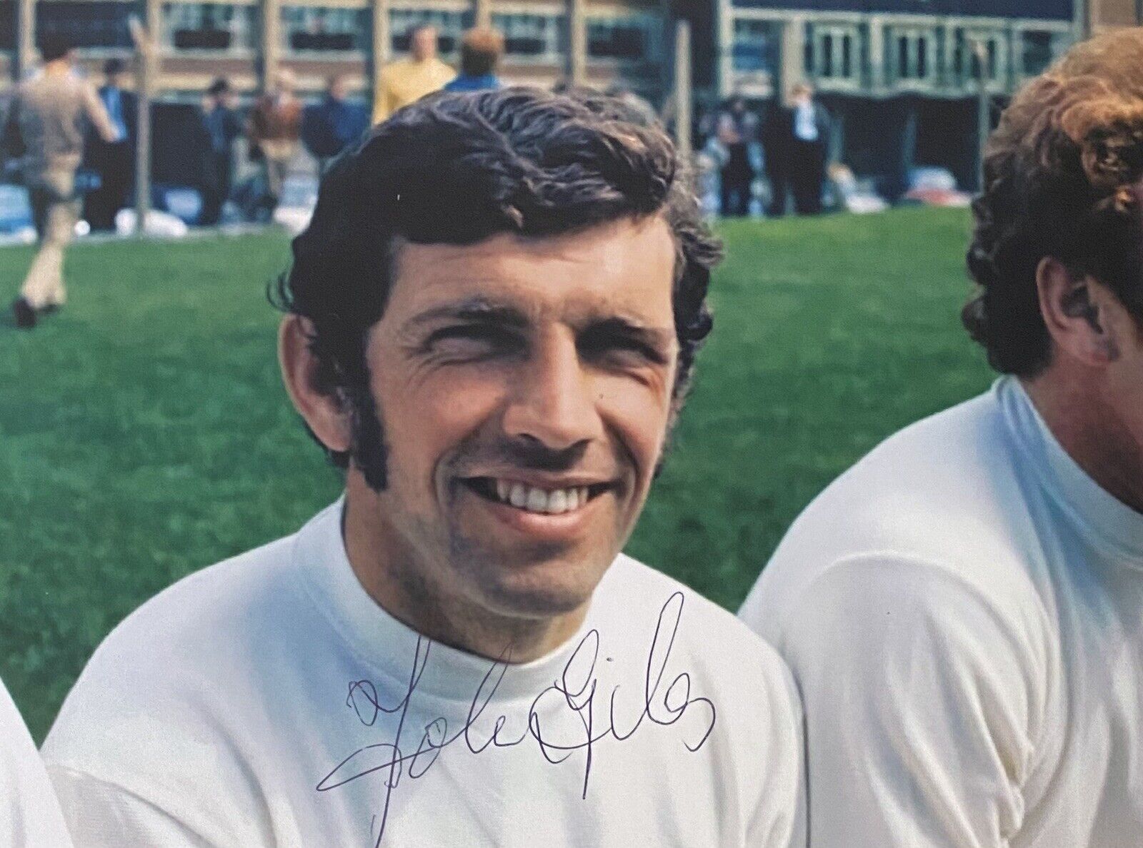 Johnny Giles Genuine Hand Signed Leeds United 6X4 Photo Poster painting 5