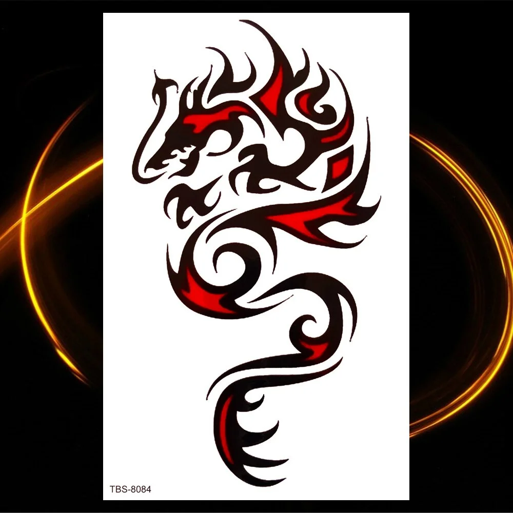 Sdrawing Skeleton Fake Temporary Tattoos For Women Men Green Snake Rose Daisy Flower Tattoo Scorpion King Body Thigh Waterproof Tatoo