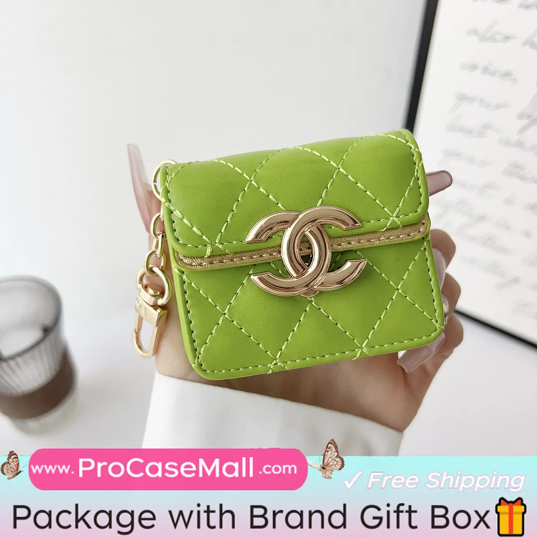 CHANEL MINI CROSSBODY BAG UNIVERSAL STYLE WIRELESS HEADPHONE LEATHER CASE