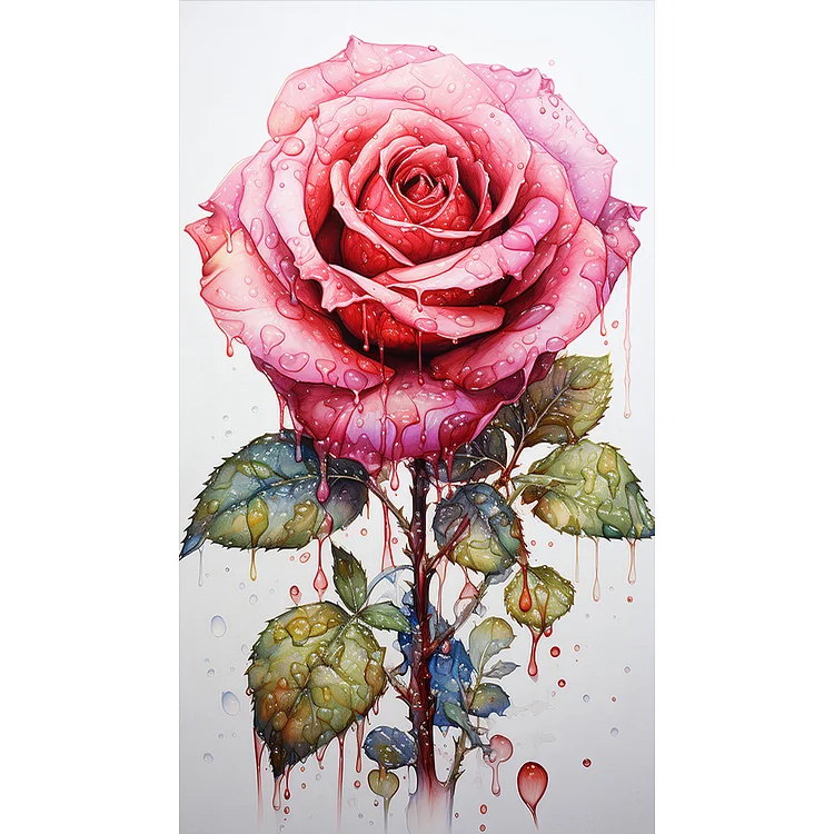 Rose - Painting By Numbers - 40*70CM gbfke