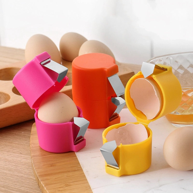 Minimalist Solid Color Stainless Steel Plastic Egg Egg Opener 1 Piece 2 Pieces 3 Pieces