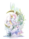 The God of Sweet Dreams Cresselia - Private - Pokemon Resin Statue - Fantasy Studios