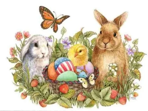 Diamond Painting - Full Round/Square Drill - Easter(30*40 - 50*60cm)