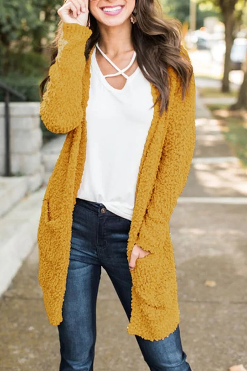 Fashion Casual Cardigan Sweater(3 Colors)