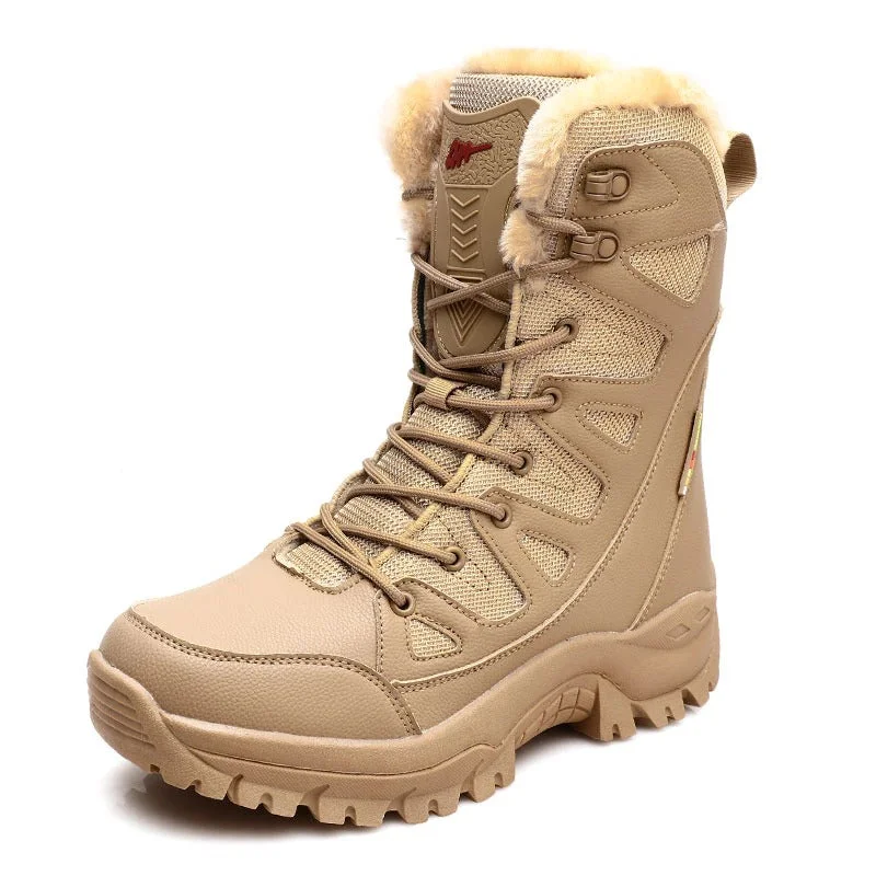 Women Snow Boots Fur Lined Orthopedic Shoes