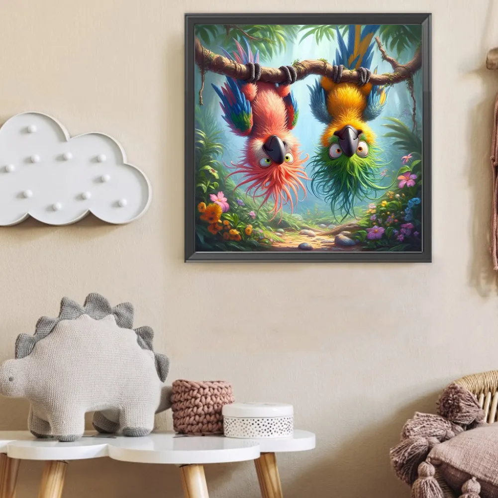 Diamond Painting - Full Round Drill - Parrot(Canvas|40*40cm)