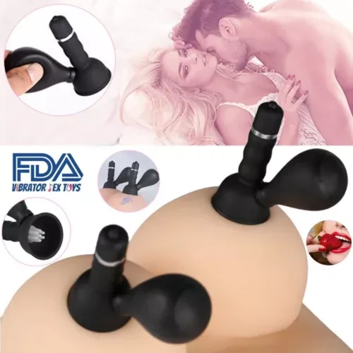 pornhint Pornhint 2pcs Nipple Suckers Nipple Clamp Nipple Toys Breast Massage Couple Flirting Toys Toy