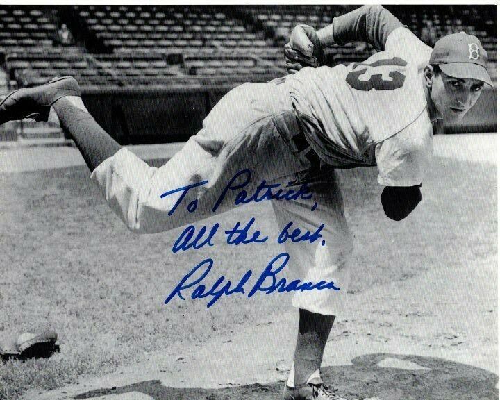 RALPH BRANCA Autographed Signed Photo Poster paintinggraph - To Patrick