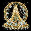 Diamond Painting-DIY Crystal Rhinestone Flower Shining Girl