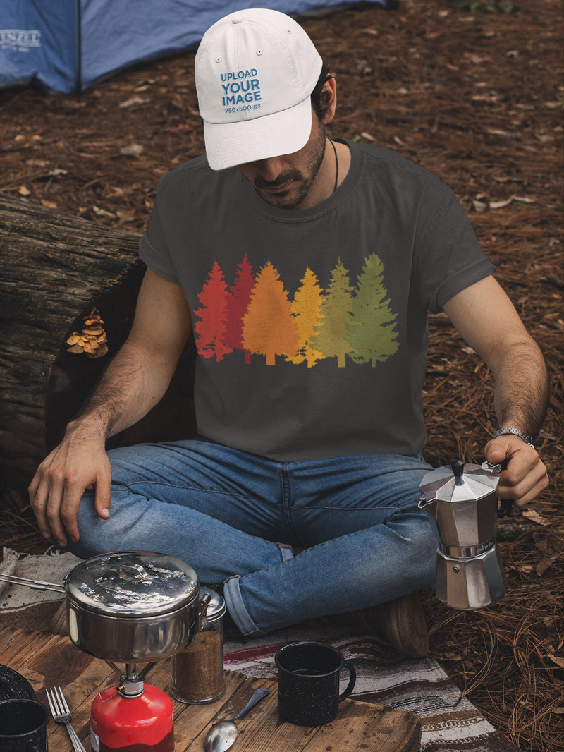 Forest Tree Printed Men's T-Shirt