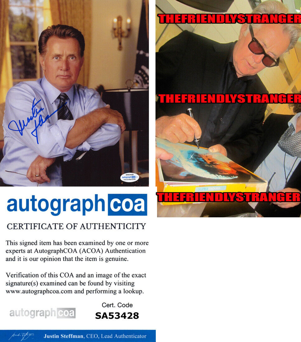 MARTIN SHEEN signed Autographed THE WEST WING