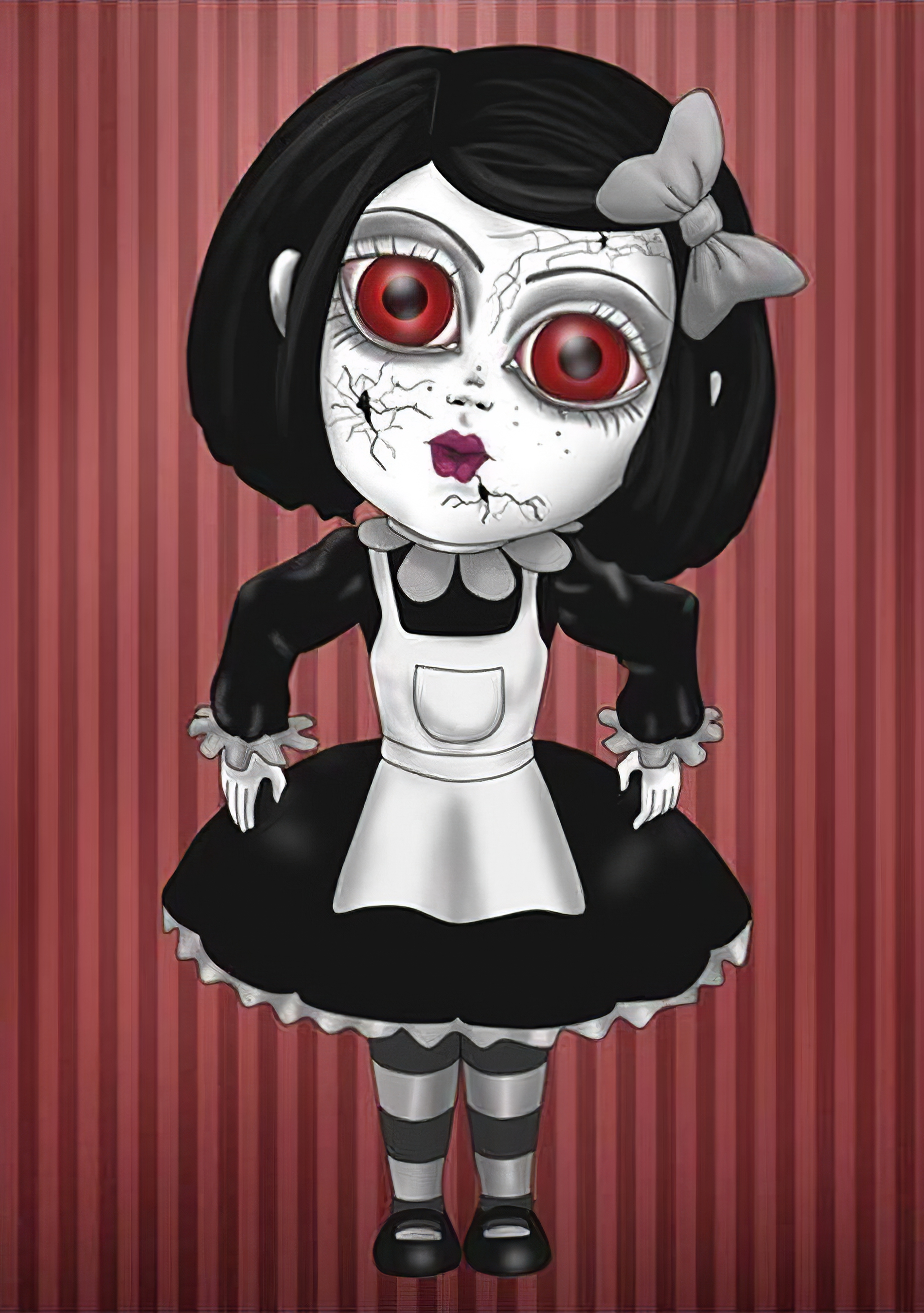 

Horror Doll - Round Drill Diamond Painting - 30*40CM, 501 Original