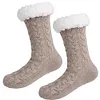 Autumn And Winter Plus Velvet Warm Christmas Socks