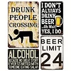 4pcs - Vintage Metal Signs(12*16Inch)   - Bar