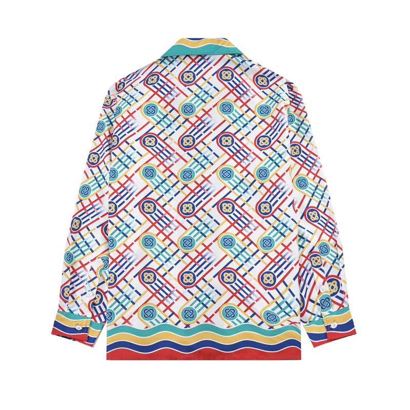 Casablanca 2023 new silk long-sleeved shirt