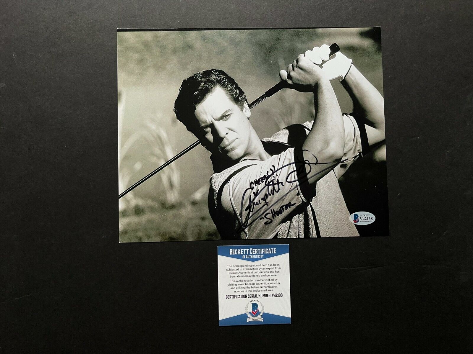 Christopher McDonald signed autographed Happy Gilmore 8x10 Photo Poster painting Beckett BAS Coa