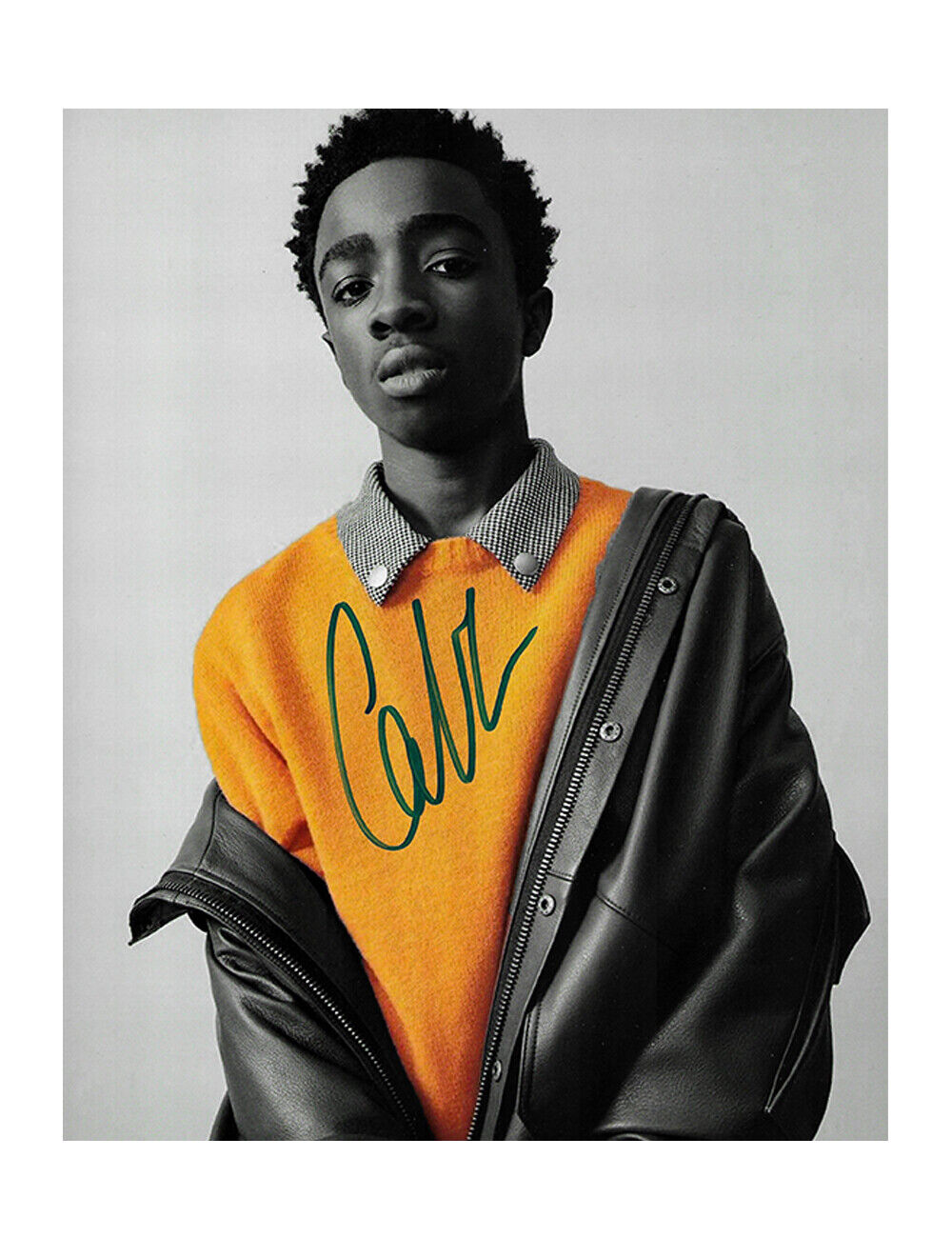 8x10 Print Signed By Caleb McLaughlin 100% Authentic With COA