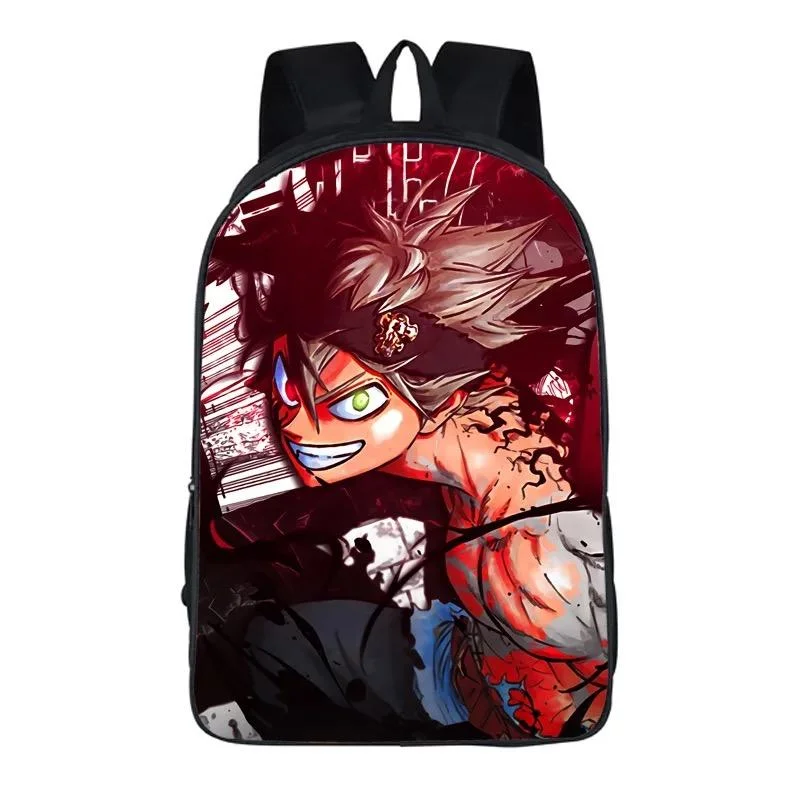 Buzzdaisy Anime Black Cover Backpack School Sports Bag 9