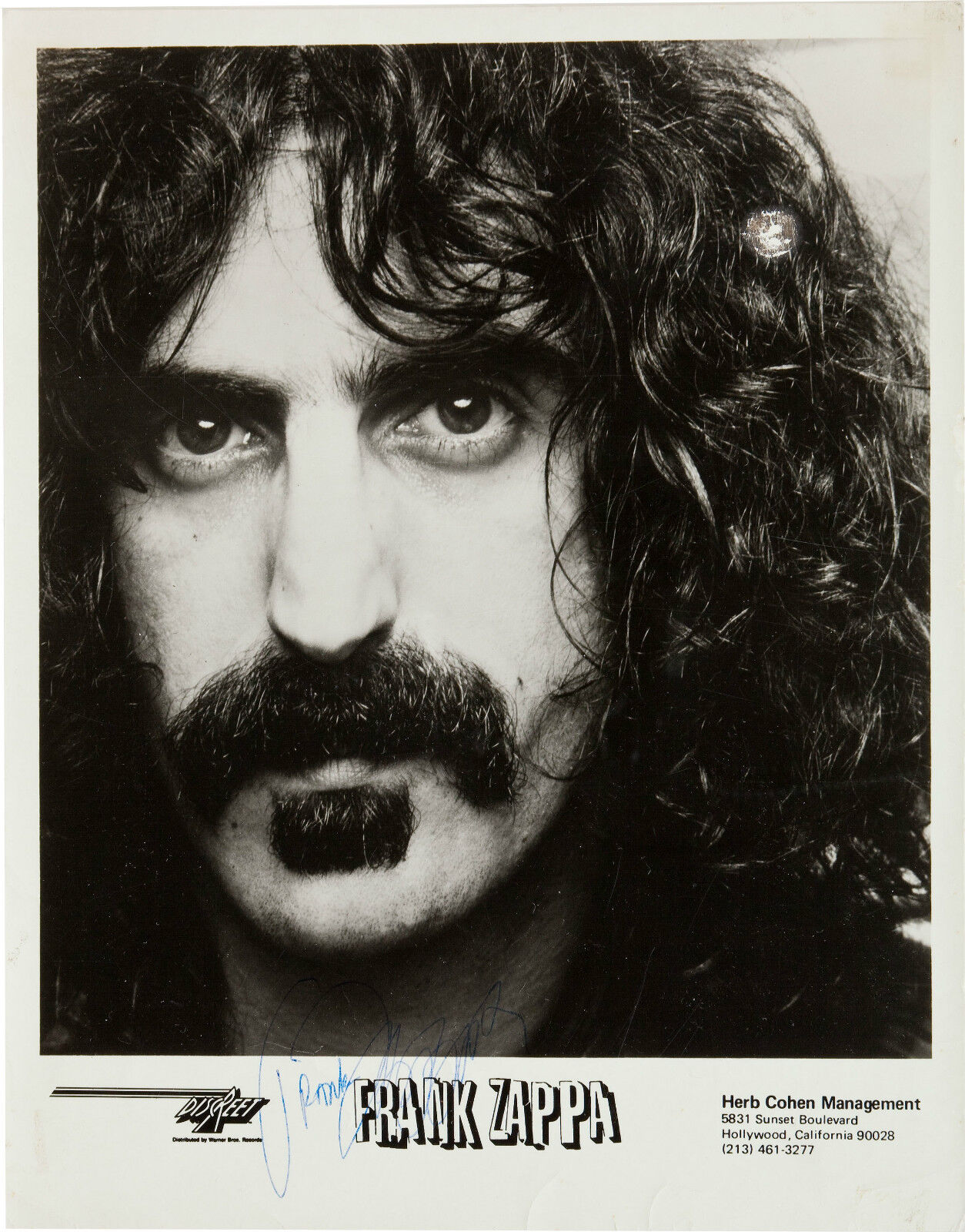 FRANK ZAPPA Signed Photo Poster paintinggraph - Enigmatic Rock Star - preprint