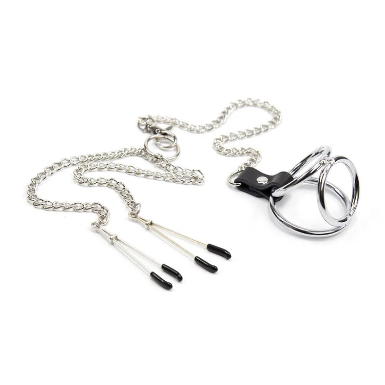 An Interesting Nipple Chain Nipple Clamps Sex Toy