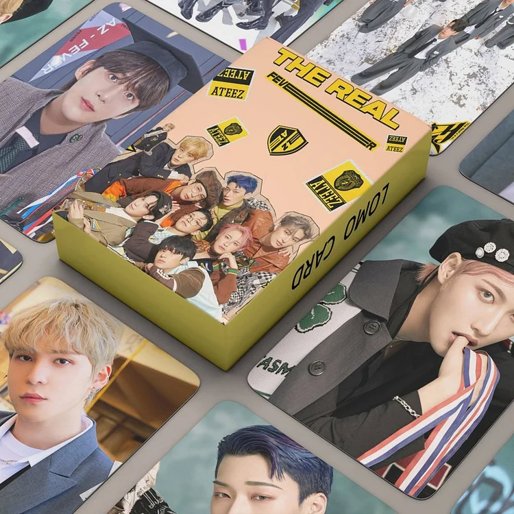 ATEEZ 30 Sheets The Real Album Lomo Card