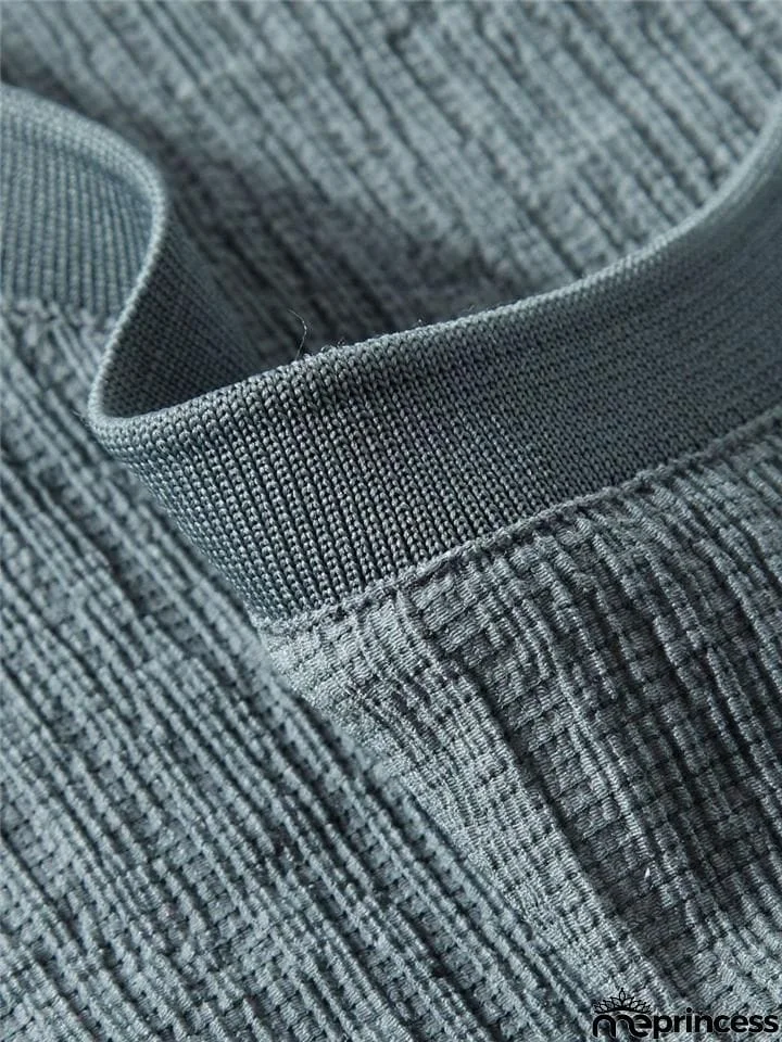 Oversize Comfy Two-Piece Outfit Solid Color T-Shirts + Drawstring Shorts