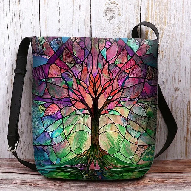 Style & Comfort for Mature Women Women's Abstraction Print Crossbody Bag