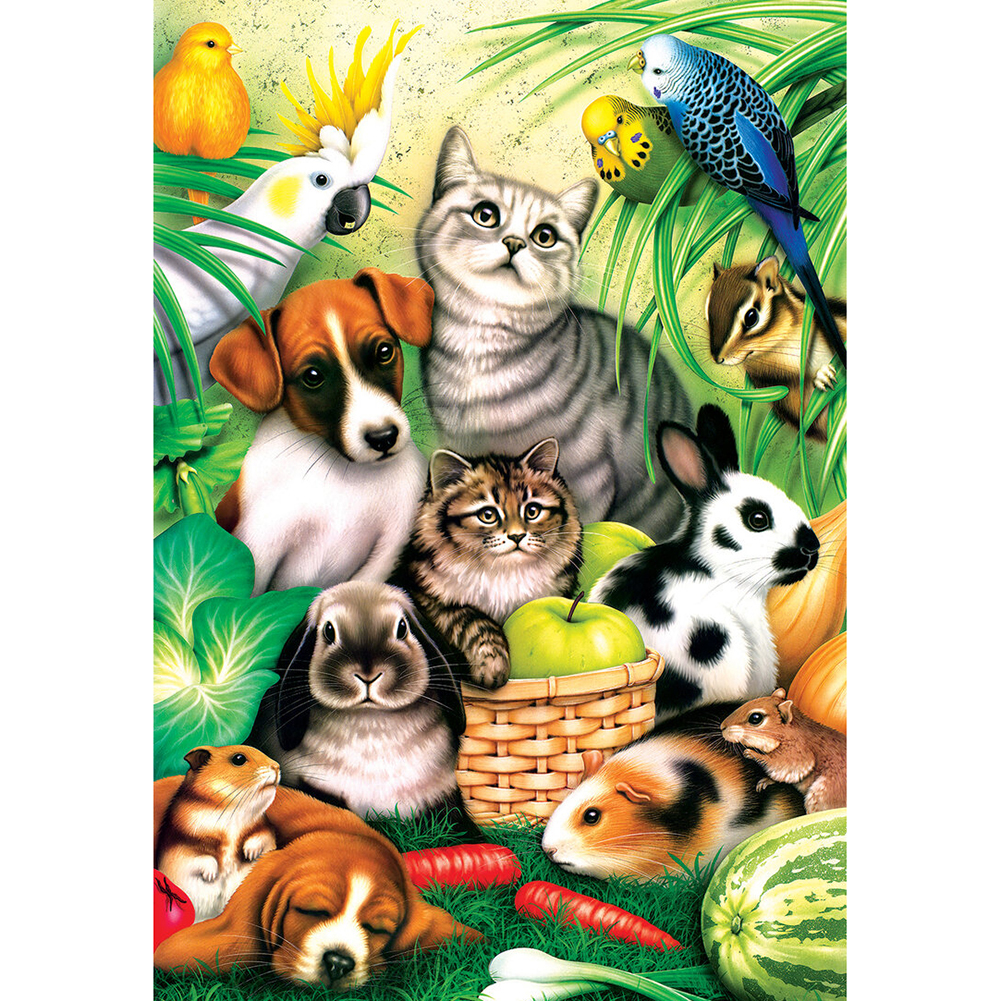 

Pet Fruit Vegetable - 1000 Pieces Jigsaw Puzzle, 501 Original