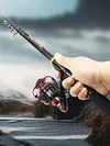 Carbon Fiber Fishing Rod Telescopic Spinning Rod Travel Rod Fishing Accessories