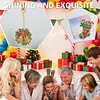 DIY Diamond Mosaic Keychain Christmas Countdown Mystery(Christmas-24pcs)