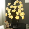 Gioiacombo&trade; Regalo di San Valentino -- Luce a LED con decorazione romantica fatta a mano con albero di rose