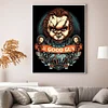 (Multi-Style) Horror Halloween - 11CT Stamped Cross Stitch (Multi-Size)