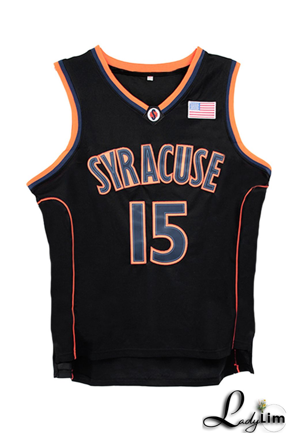 White Fashion Casual Letter Print Patchwork V Neck Vest Dress