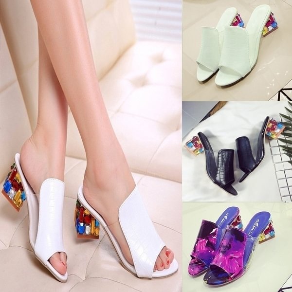 Summer New European and American Fashion Shoes with Breathable Sandals Diamond In The Rough with Sandals and Slippers - Shop Trendy Women's Clothing | LoverChic