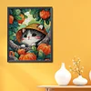 (US Local)Cat -14CT Stamped Cross Stitch Kit(37x47cm)