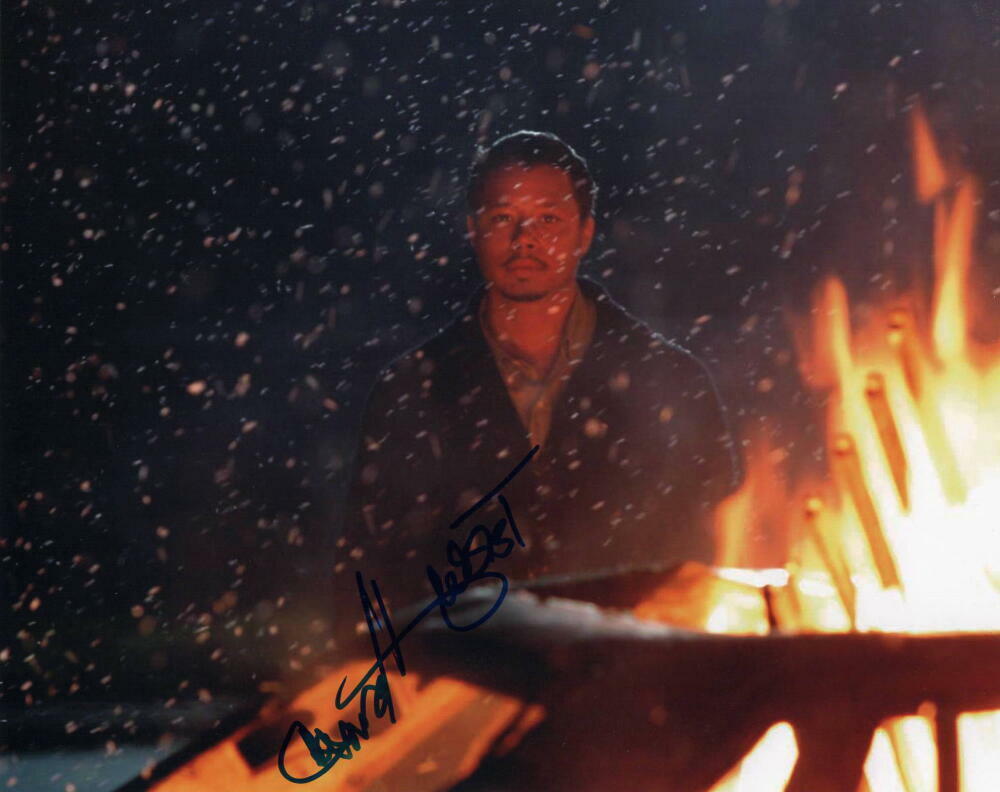 TERRENCE HOWARD SIGNED AUTOGRAPH 8X10 Photo Poster painting - CRASH, RAY, VINTAGE FULL SIGNATURE