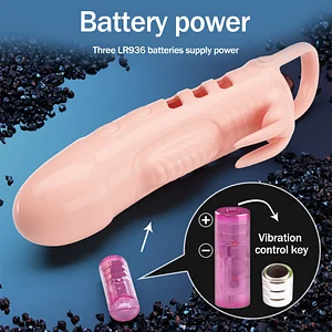 Male Penis Vibrating Ring Sleeve For Penis Dick Delay Ejaculation