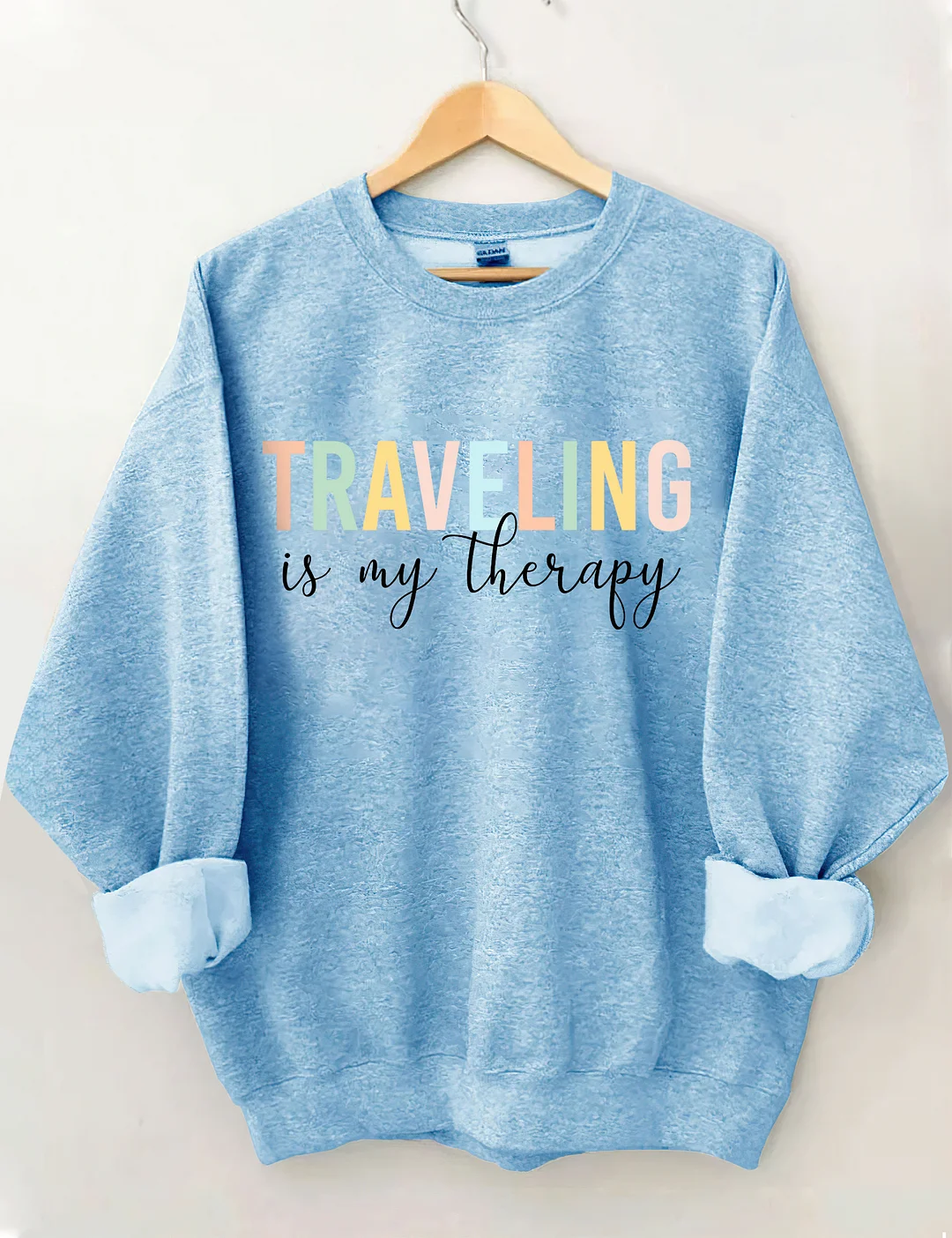 Travel Is My Therapy Sweatshirt