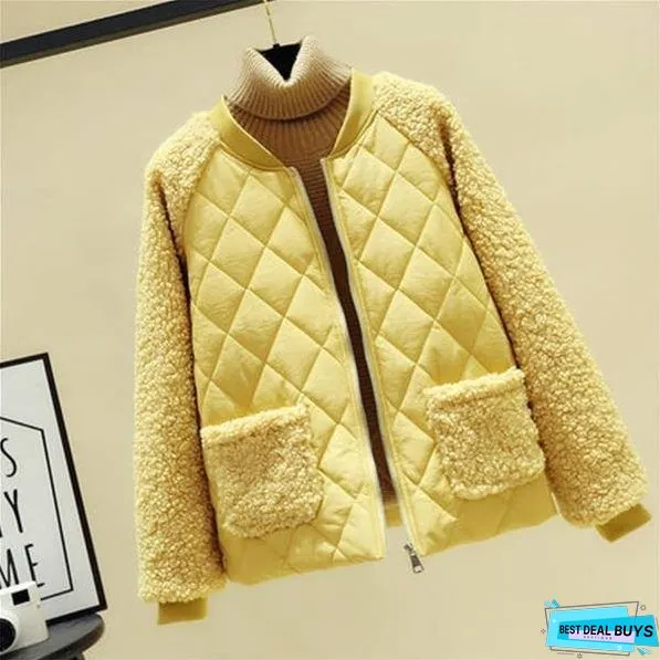Women Coats Cotton-padded Jackets Plus Size Short Parka Mujer Slim Winter Jacket