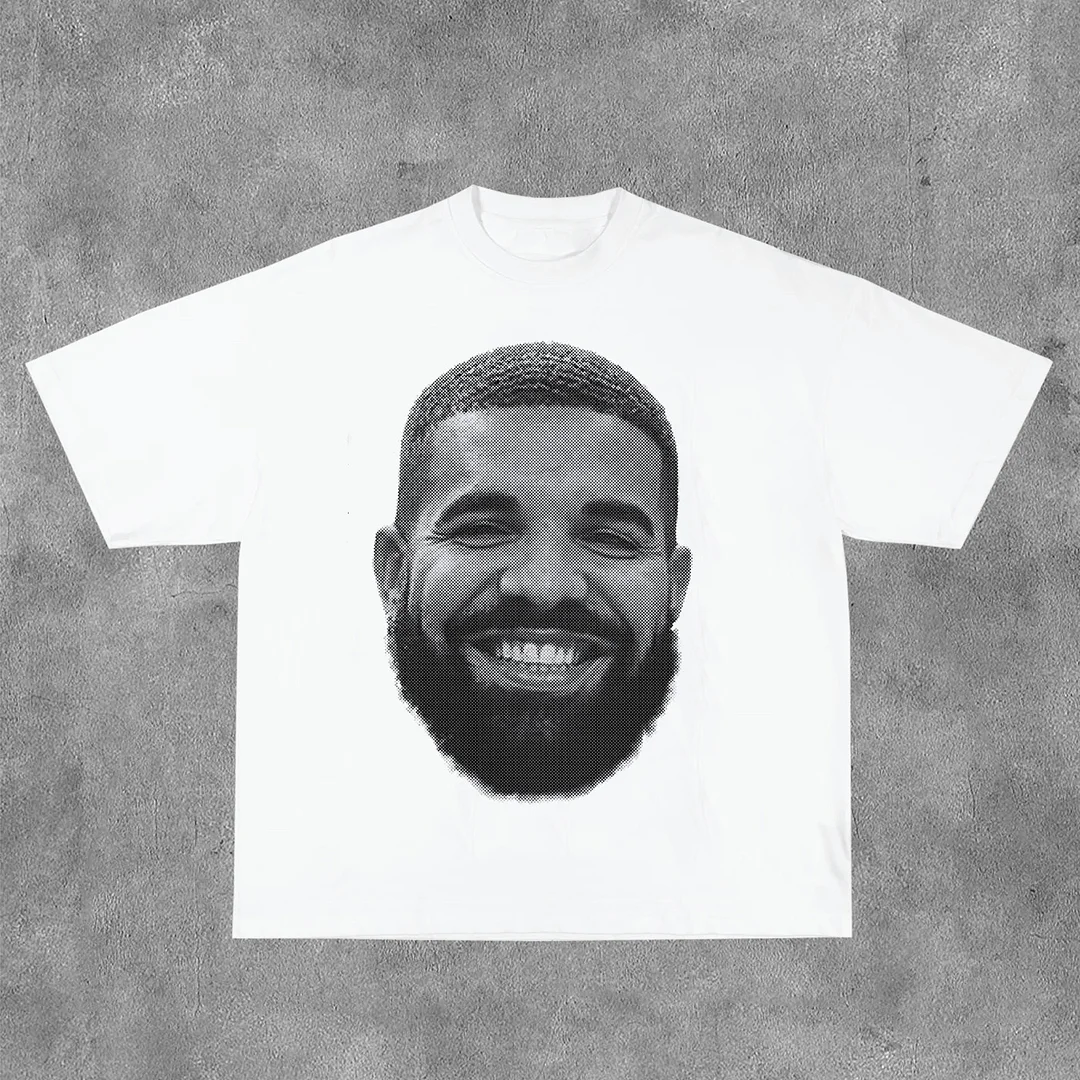 Casual Basics Drake Print Short Sleeve T-Shirt