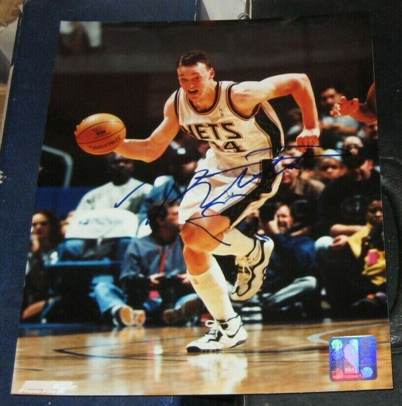 Keith Van Horn New Jersey Nets SIGNED AUTOGRAPHED ROOKIE Photo Poster painting FILE 8x10 COA