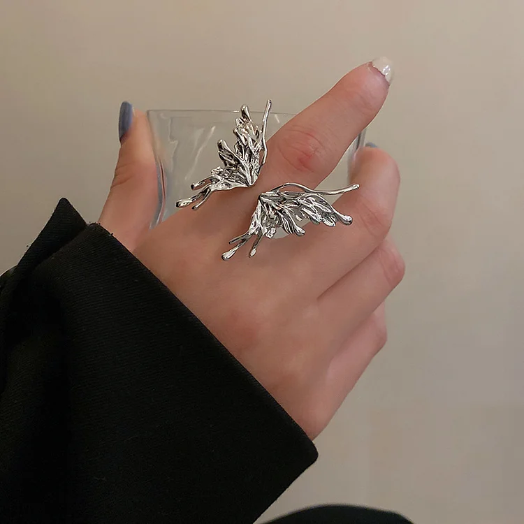 Metal Butterfly Open Ring KERENTILA