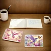 2 Pack Hummingbird DIY Diamond Art Spiral Notebook Kit 80 Pages No Lines